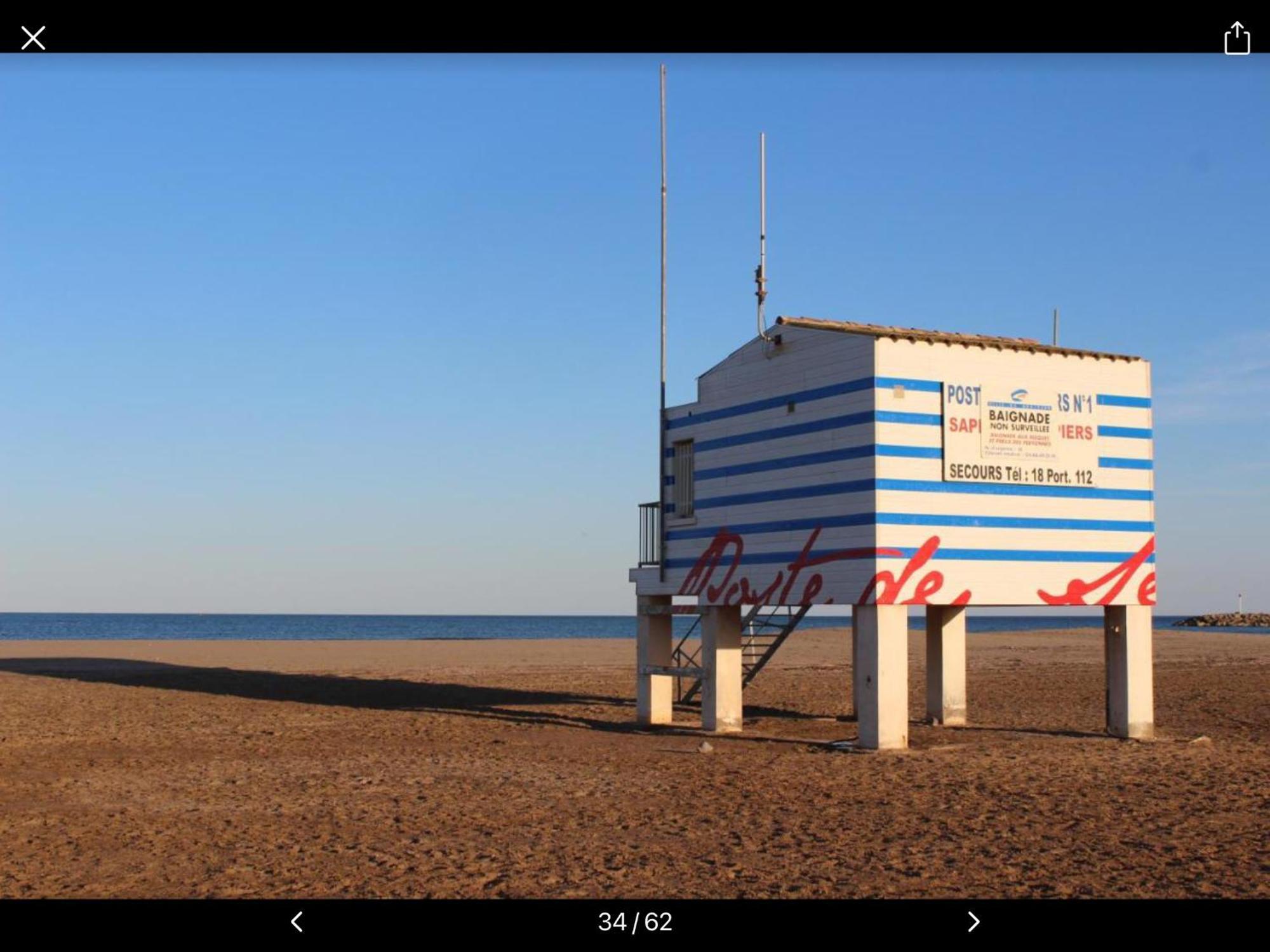 Maison Chalet 200 M De La Plage Climatisation Et Wifi Gruissan Exterior photo